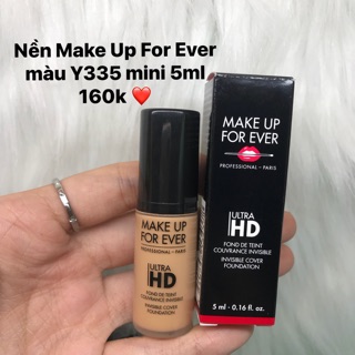 Kem nền Make Up For Ever mini 5ml màu Y335