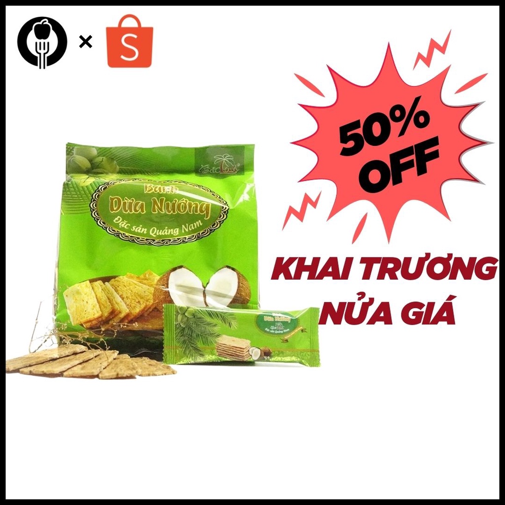 Bánh dừa nướng Bảo Linh - Đặc sản Quảng Nam (gói 180g / gói 17g)