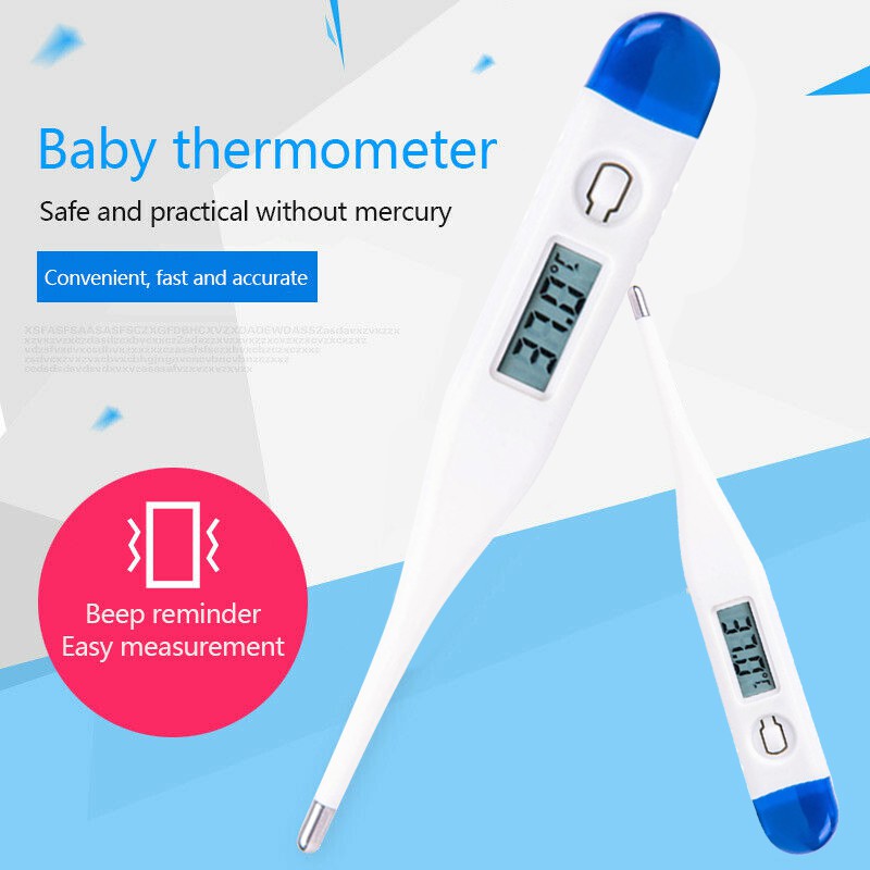 Home LCD Digital Electronic Thermometer Baby Adult Body Oral Temperature Meter Children's Body Temperature Detector