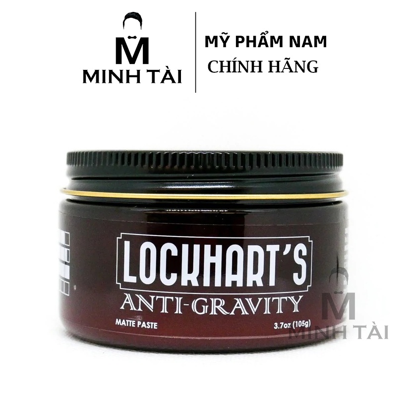 Sáp Vuốt Tóc Nam LOCKHART'S  Anti - Gravity 105g + Xịt Tạo Phồng AZENMAN Parana 3 In 1 - 20ml + Lược Chải Tóc Texture