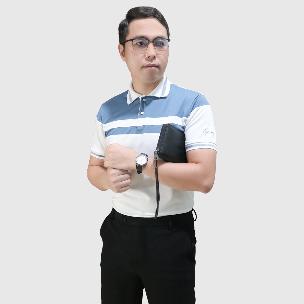 Áo thun Polo nam cổ bẻ tay ngắn chất vải cotton CVC, thiết kế sang trọng, lịch lãm, nam tính
