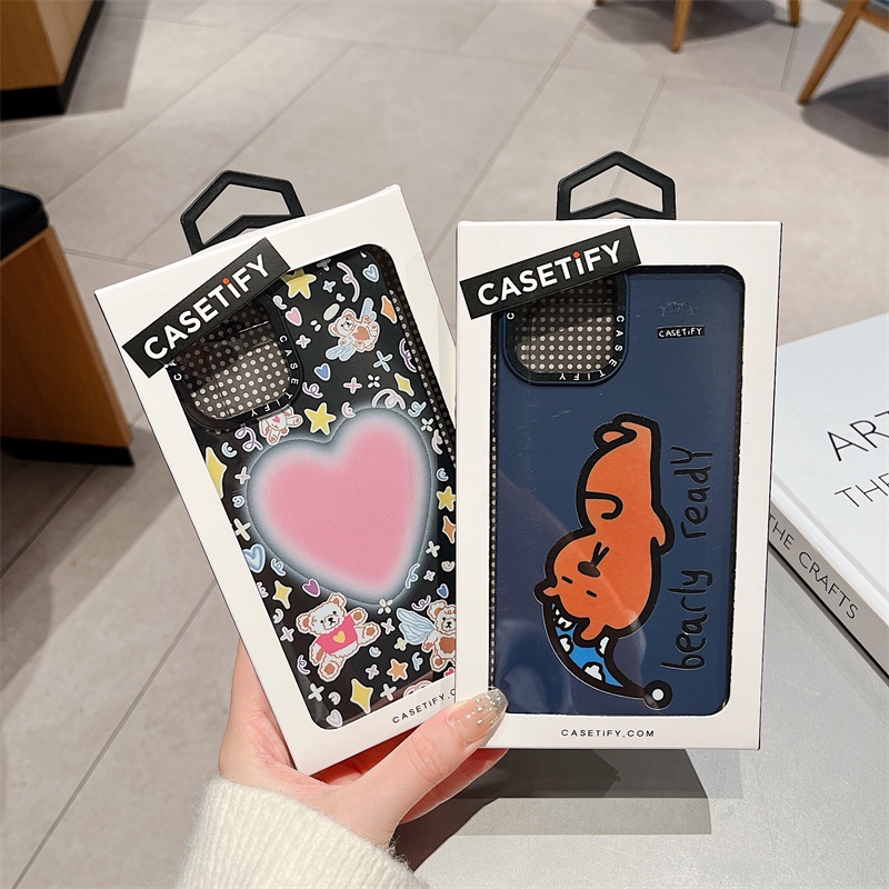 Ốp Điện Thoại TPU Silicon Chống Sốc In Hình Gấu Dễ Thương Cho iPhone 14 11 13 12 Pro Max 7 8 14 Plus XR X XS Max