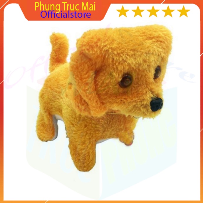 Đồ chơi chó bông biết đi, kêu chạy pin nhiều mẫu