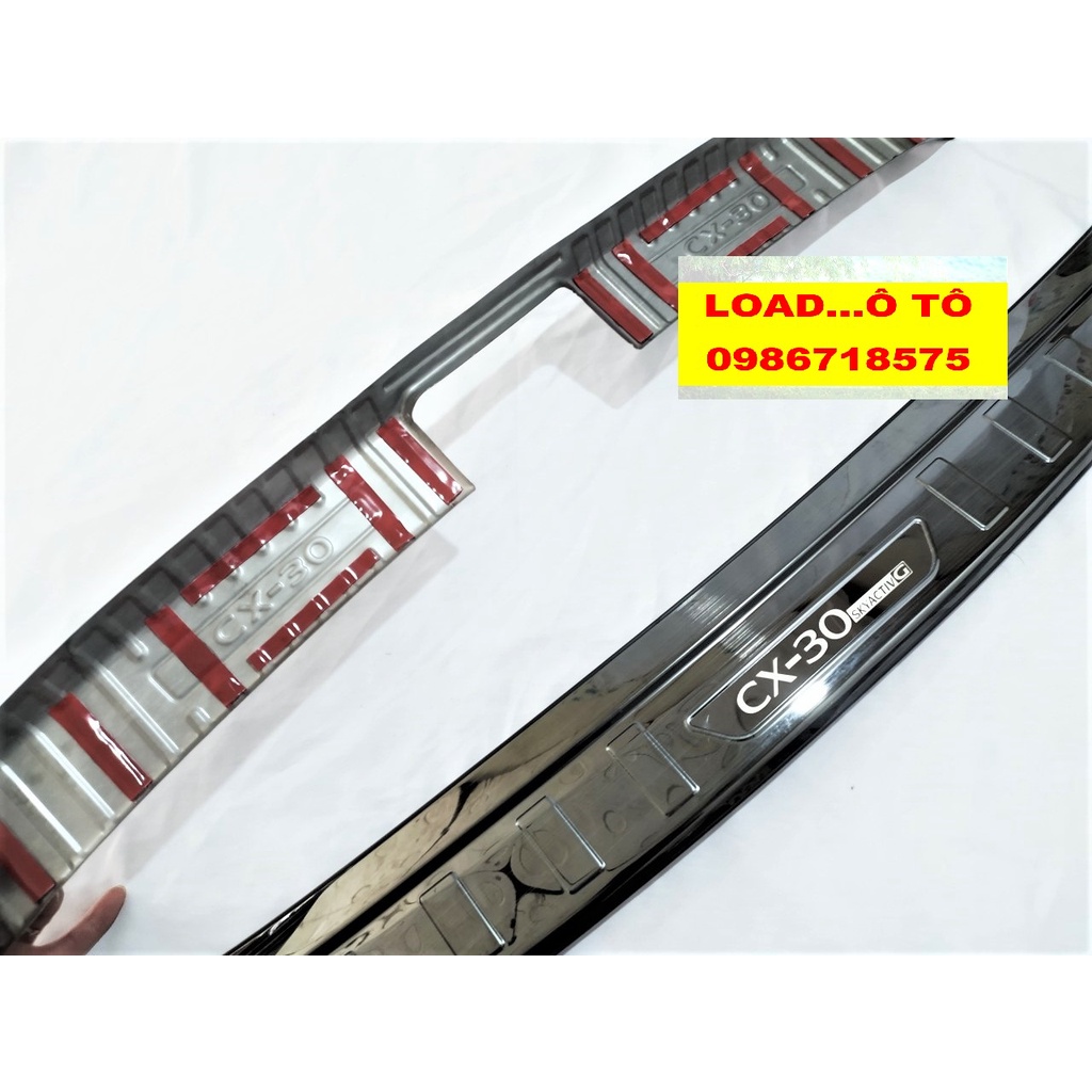 Bộ Chống Trầy Cốp Trong, Ngoài Xe Mazda CX30, CX-30 2022-2023 Loại 1 Bóng Gương Mẫu Vân Titan Cao Cấp