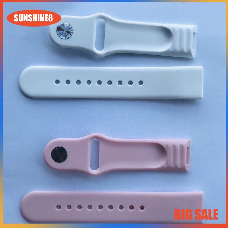 【SUN】Y68 / D20 Silicone Wristband Watch Accessories Intelligent Watch Watchband