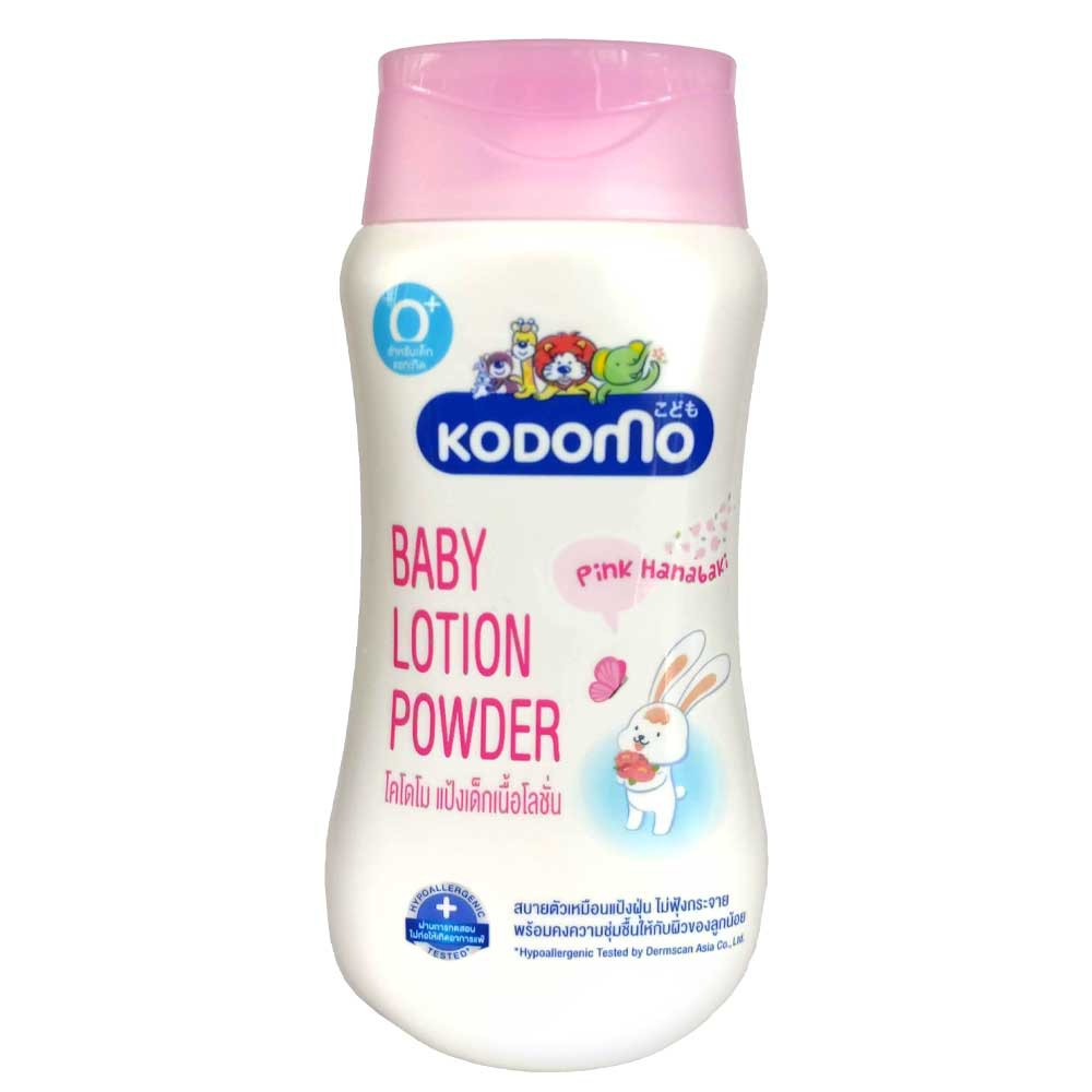 Sữa dưỡng da Kodomo Baby Lotion Powder Pink Hanabaki 180ml