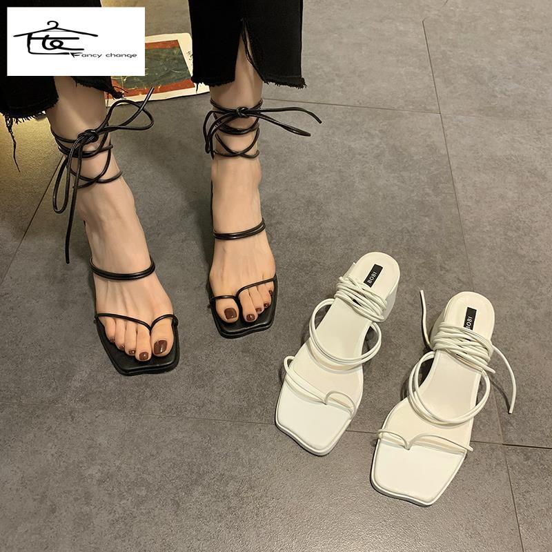 Giày Cao Gót Đế Dày 2022 Thời Trang Mùa Hè Mới Cho Nữ