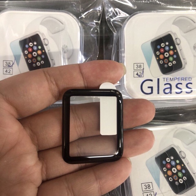 Cường Lực 4D GLASS cho Apple Watch tràn viền 38/40/42/44