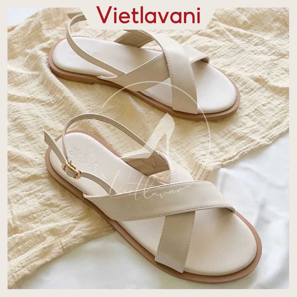 Giày nữ sandal Quai Chéo Bảng To Mã S15 Phong Cách Trẻ Trung Trend 2020