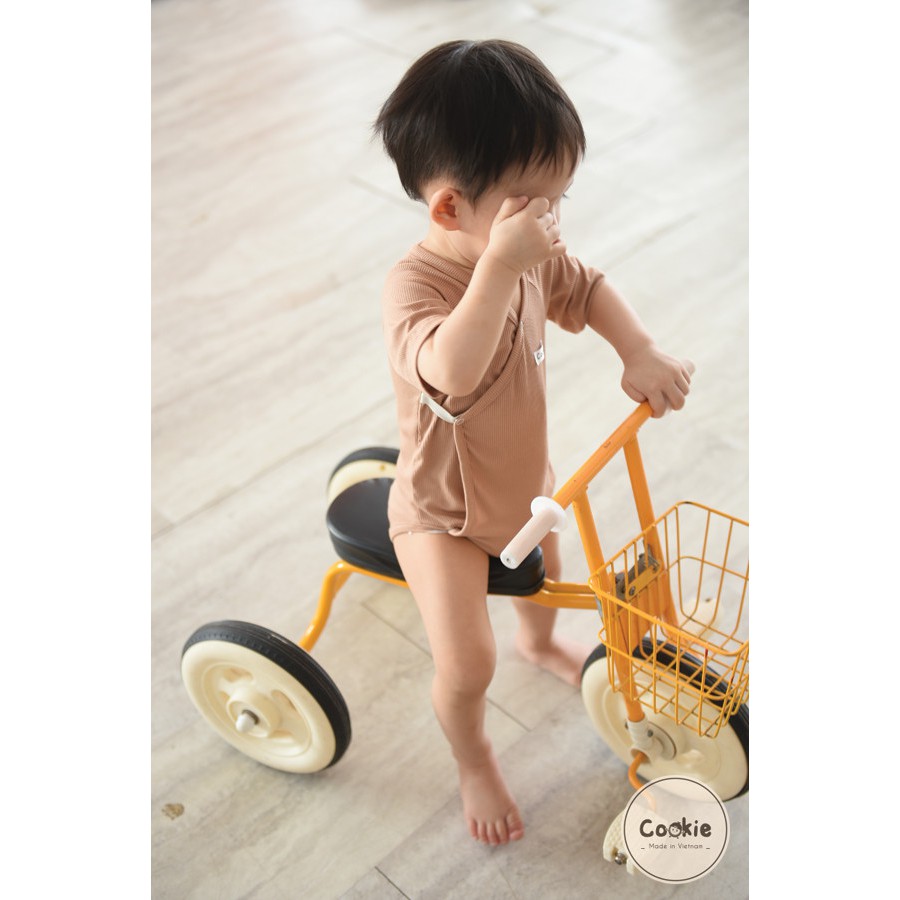 Bộ Kimono body cộc tay vạt chéo Cookie