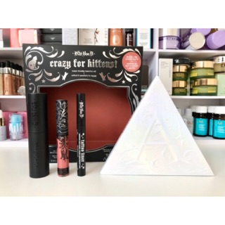 Set 4 món highlight, eyeliner, mascara, son KatvonD