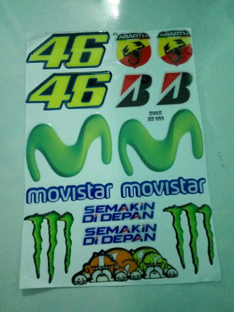 Bộ tem nổi Movistar 46