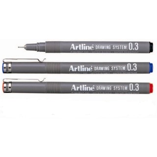Bút vẽ kỹ thuật artline ek-233 drawing system pen, nét 0.3mm