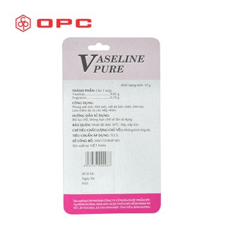 Kem dưỡng môi VASELINE OPC 10g <Không mùi - Hương dâu>