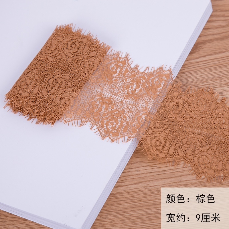 Cuộn Dây Ren 9cmx1.5m Nhiều Màu Sắc Dùng Làm Đồ Thủ Công