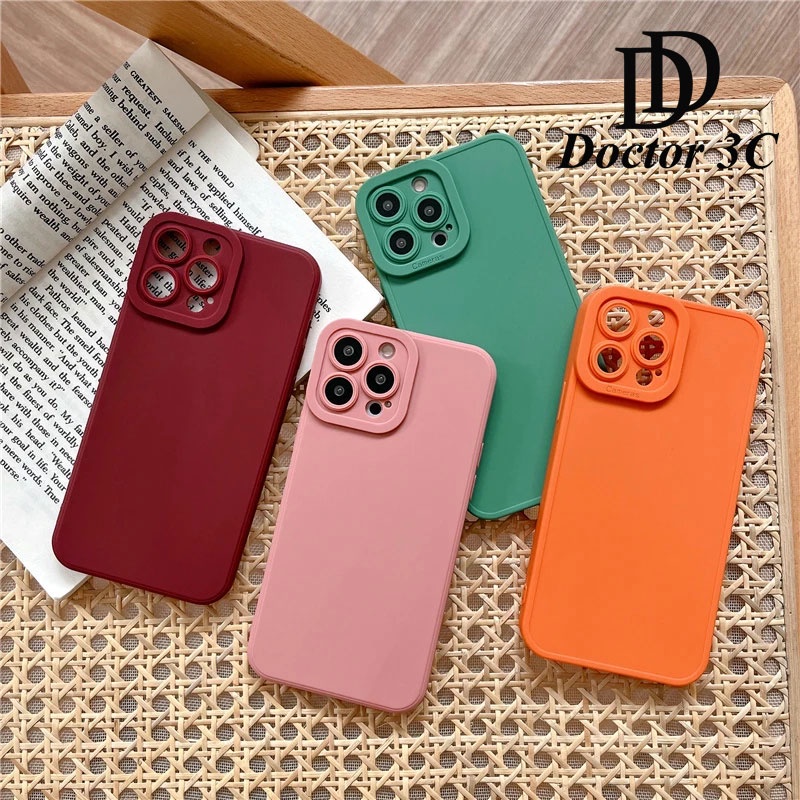 Ốp điện thoại viền vuông màu trơn chống sốc cho iPhone 14 Plus Pro Max 2022 4G 5G