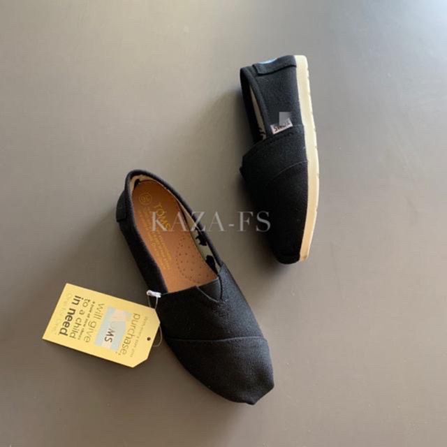 Giày lười vải TOM Cao Cấp