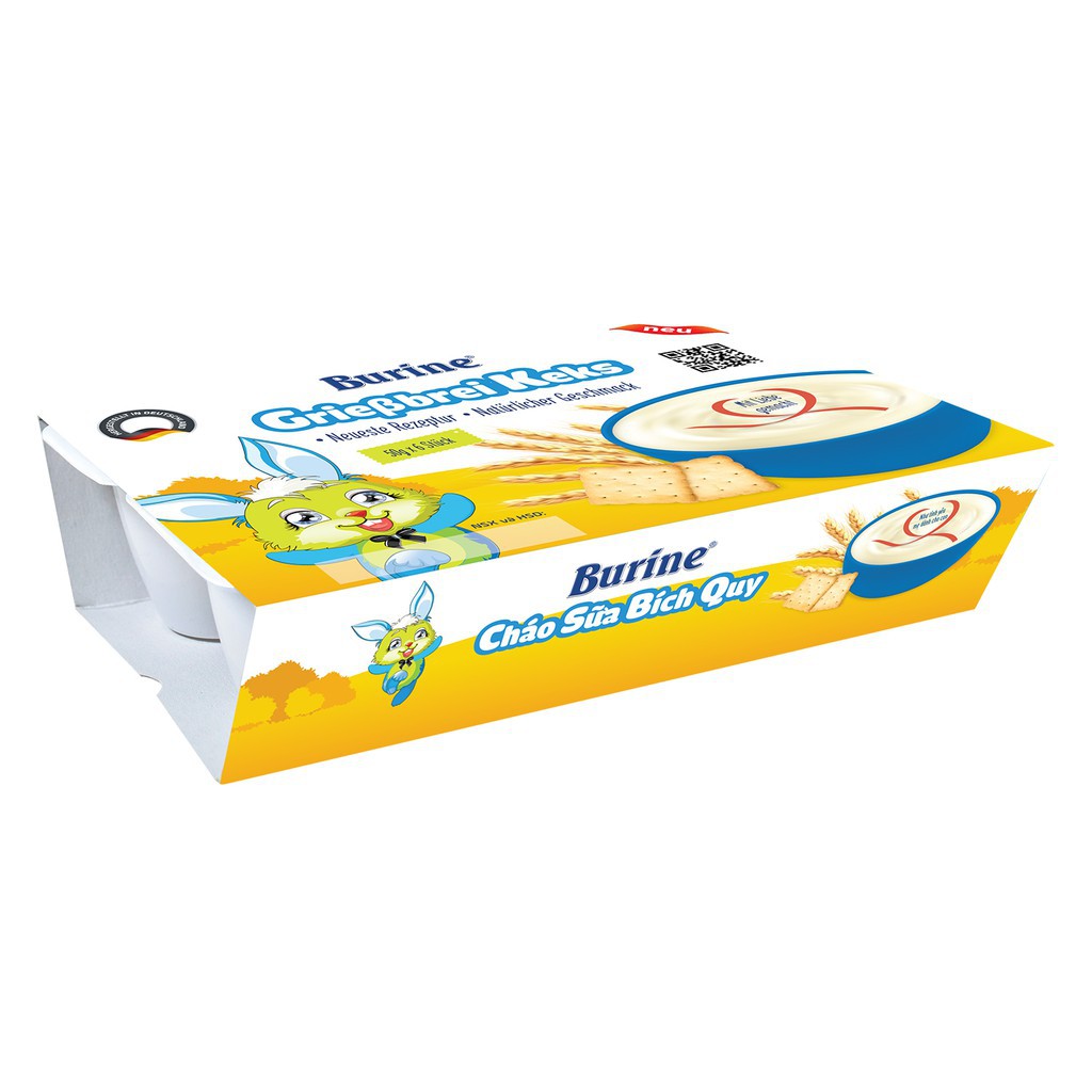 Cháo Sữa Burine Vani Và Bích Quy