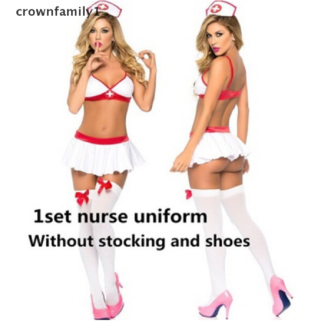 [crownfamily1] Đầm Hóa Trang Nữ Y Tá Gợi Cảm