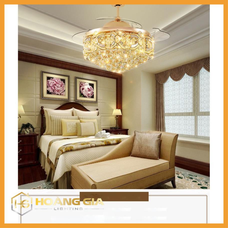 Quạt trần đèn dấu cánh, quạt trần phòng khách ST1812- cánh cụp cánh xòe có 3 chế độ ánh sáng sang trọng-điều khiển từ xa | BigBuy360 - bigbuy360.vn