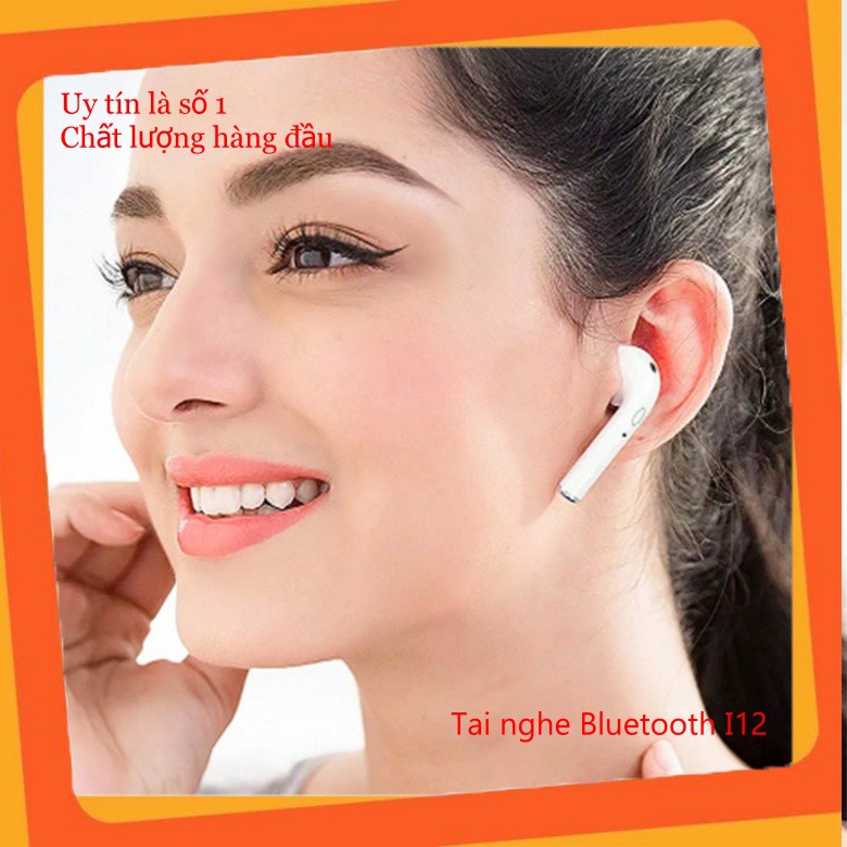 Tai Nghe Bluetooth Không Dây Nhét Tai I12 Kiêm Pin Sạc Dự Phòng bobstore01 | BigBuy360 - bigbuy360.vn
