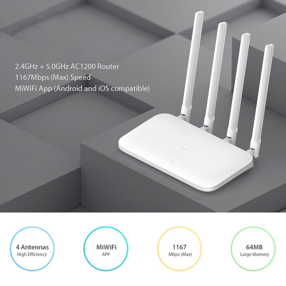 Thiết Bị Khuếch Đại Sóng Wifi Xiaomi Mi 4a