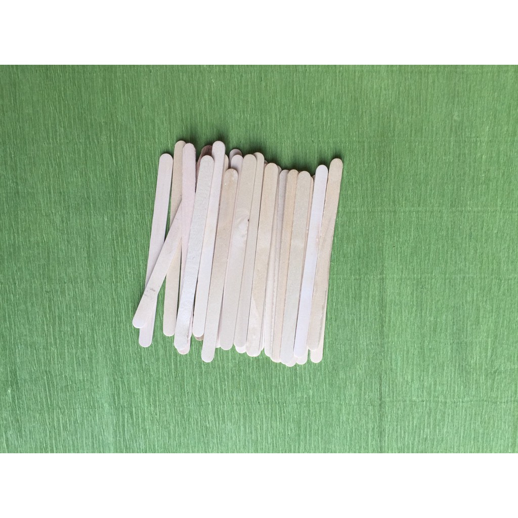 300gram khoảng 200 Que kem – que đè lưỡi bảng nhỏ- 14.5cm x 1cm làm hand made