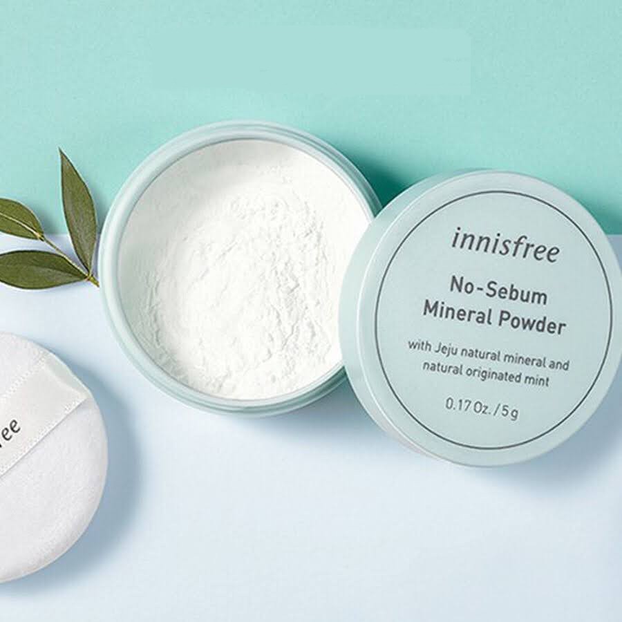 Phấn Phủ Kiềm Dầu Innisfree No Sebum Mineral Powder 5G [ Cam Kết Hàng Chuẩn Auth ]