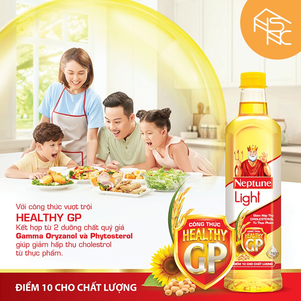 Dầu ăn Neptune Light 1L