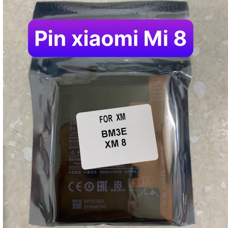 pin xiaomi Mi 8 / BM3E - pin zin dung lượng 3300/3400mAh