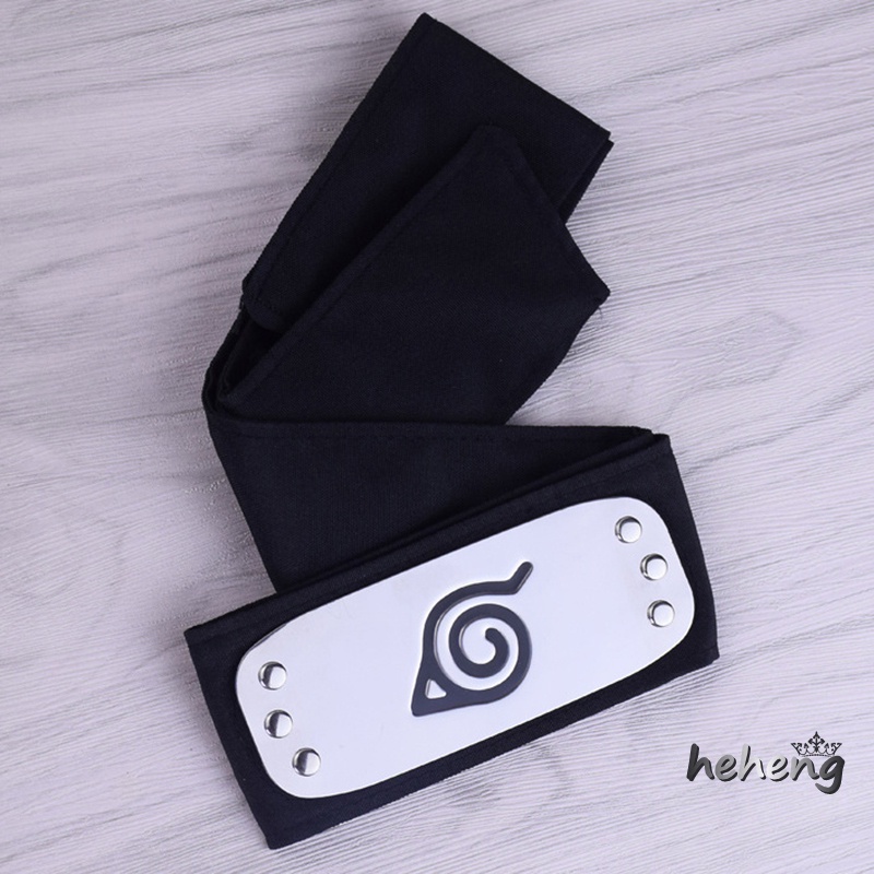 Băng Đô Cài Tóc Ninja Mạ Kim Loại Logo Làng Quê Lá Với Logo Làng Quê Lá Mạ Kim Loại
