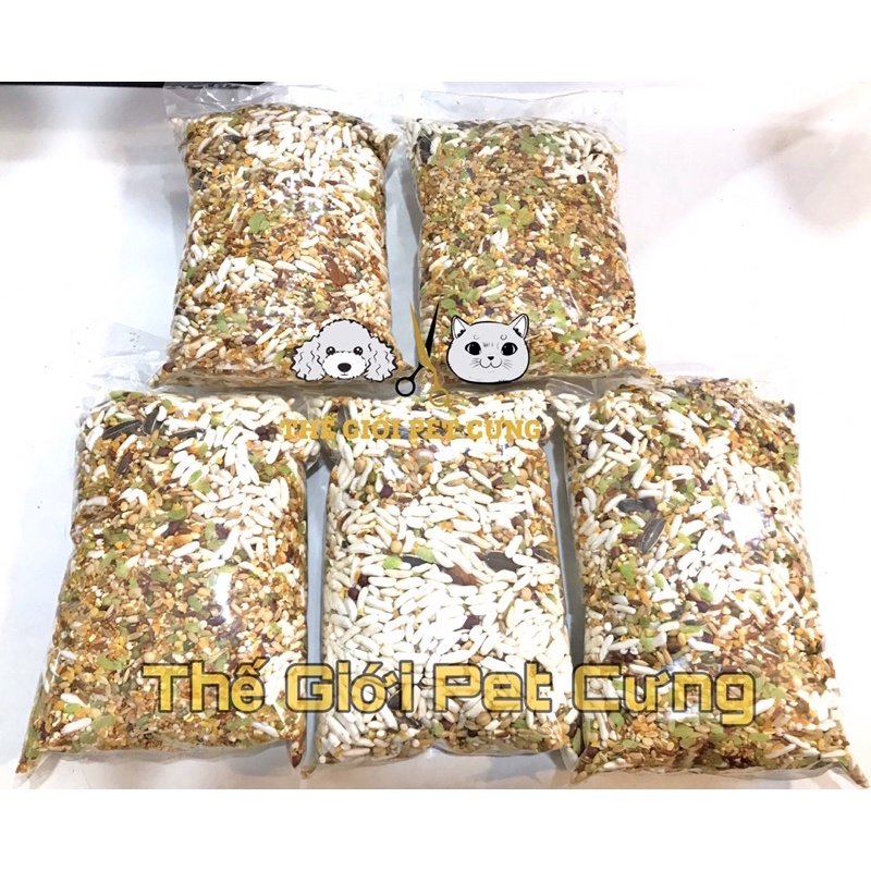Combo 10Gói Thức Ăn Ngũ Cốc Hamster 500gr