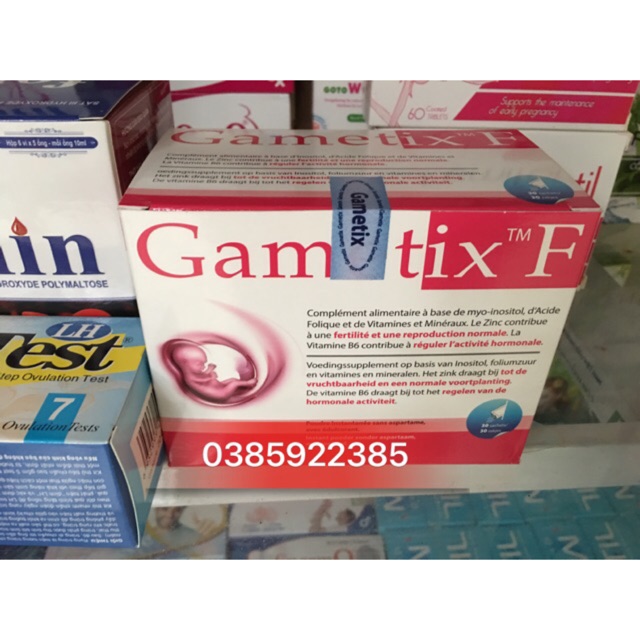 gametix f hộp 30 gói dùng cho phụ nữ