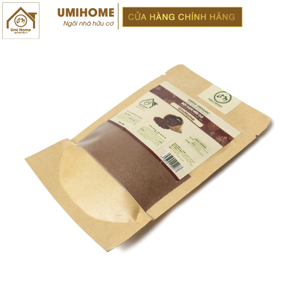 Bột Cafe hữu cơ UMIHOME nguyên chất | Coffee powder 100% Organic 35G