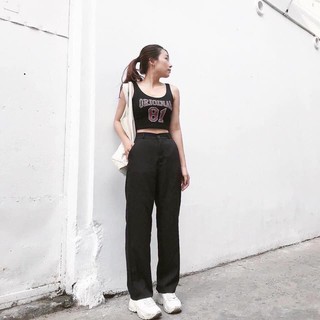 Quần Culottes Ống Rộng cạp cao 🌸 Quần ống sớ UMI khuy nữ tôn dáng Ulzzang siêu HOT