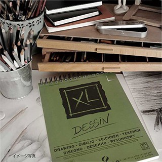 Giấy vẽ chì, màu chì Canson XL Dessin 40 tờ 160gsm - giấy Canson chất lượng cao