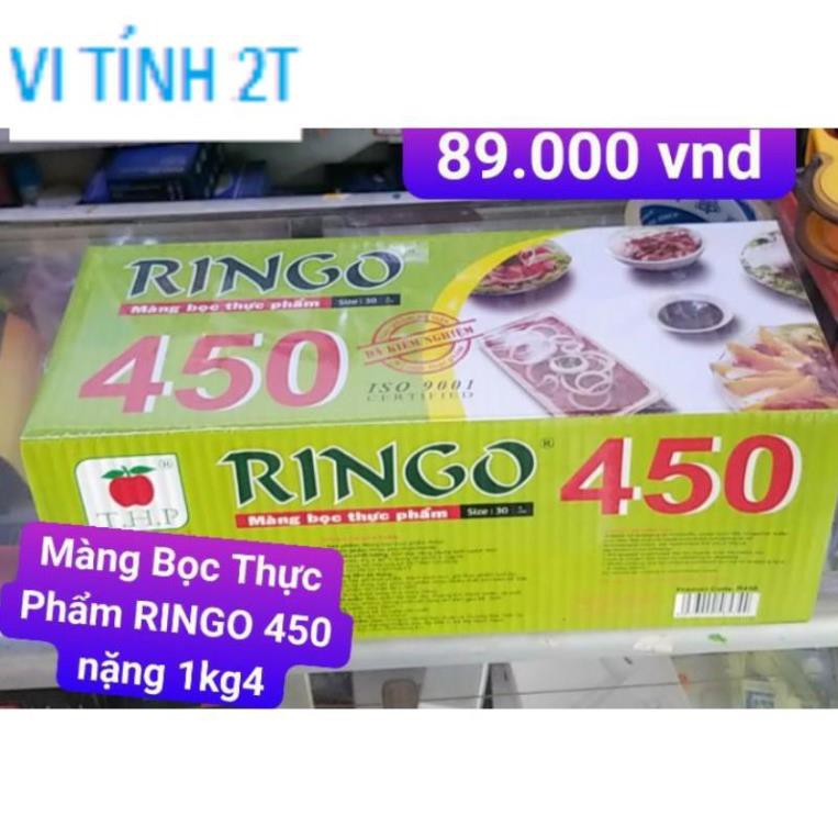Màng Bọc Thực Phẩm RINGO 450 nguyên siu nặng 1kg4 thức ăn