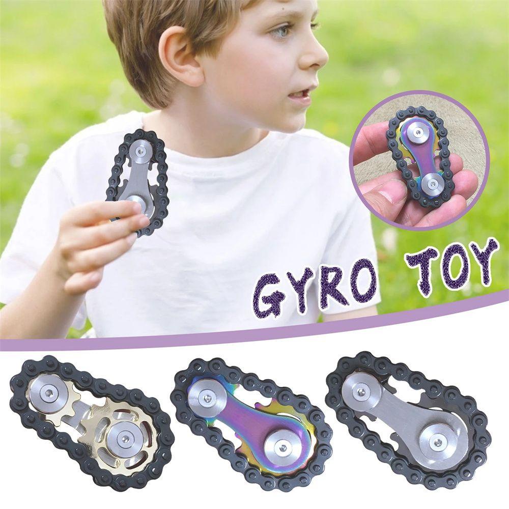 Con Quay Đồ Chơi Fidget Spinner HìNh BáNh Răng Dây Xích GiảM stress Cho NgườI LớN / Trẻ Em