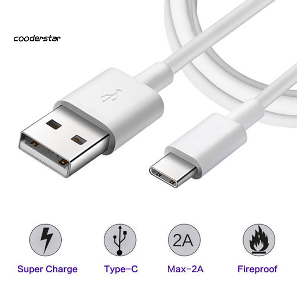 Cáp Sạc Nhanh Cổng Usb Type-C Dài 2m Cho Huawei Samsung Galaxy Htc