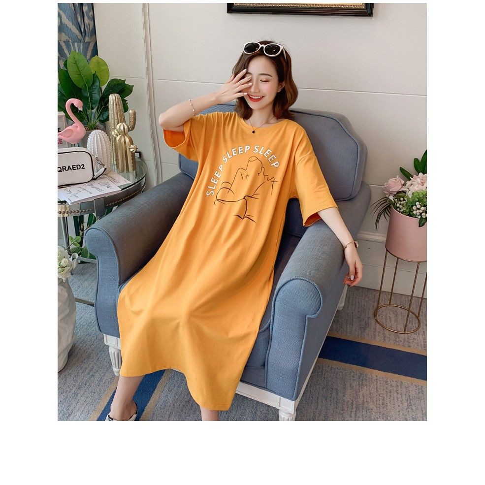 [ORDER] Đầm big size váy bigsize dáng dài che bụng thời trang hiện đại hợp với đi dạo đi chơi mặc nhà - Có ảnh thật