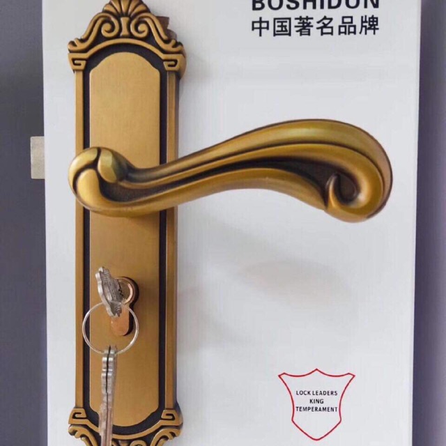 Khoá thông phòng cửa gỗ mẫu tân cổ điển cao cấp
