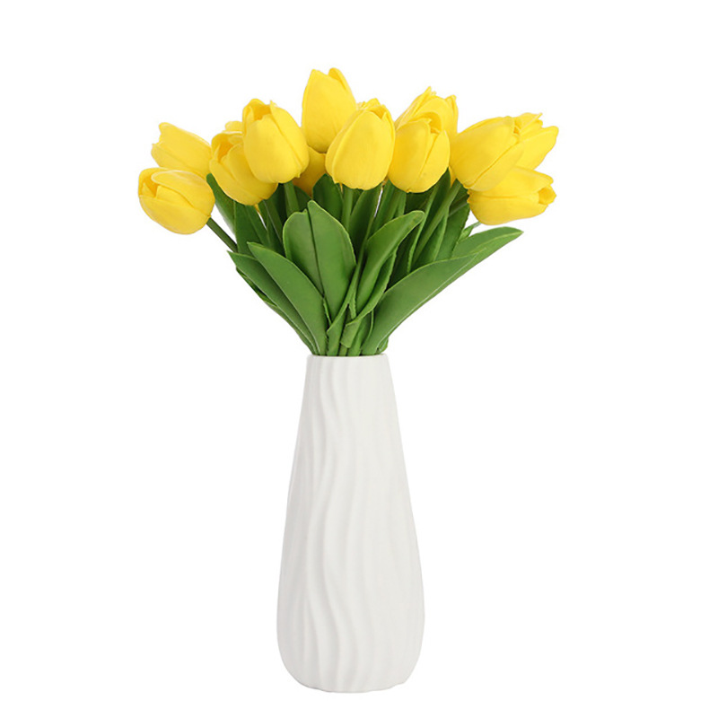 Hoa Tulip Nhân Tạo Bằng Nhựa 34cm Dùng Để Trang Trí Phòng Khách / Chụp Ảnh
