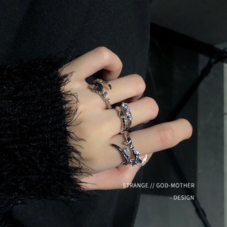 Set 3 Nhẫn Bạc Đính Đá Pha Lê Thanh Lịch Dành Cho Nữ