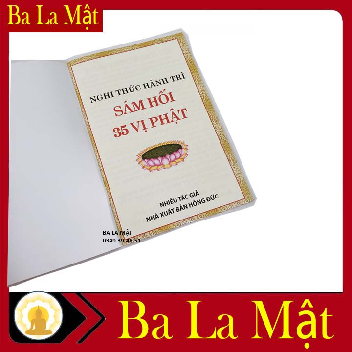 Sách - Nghi Thức Hành Trì Sám Hối 35 Vị Phật - Ba La Mật Shop
