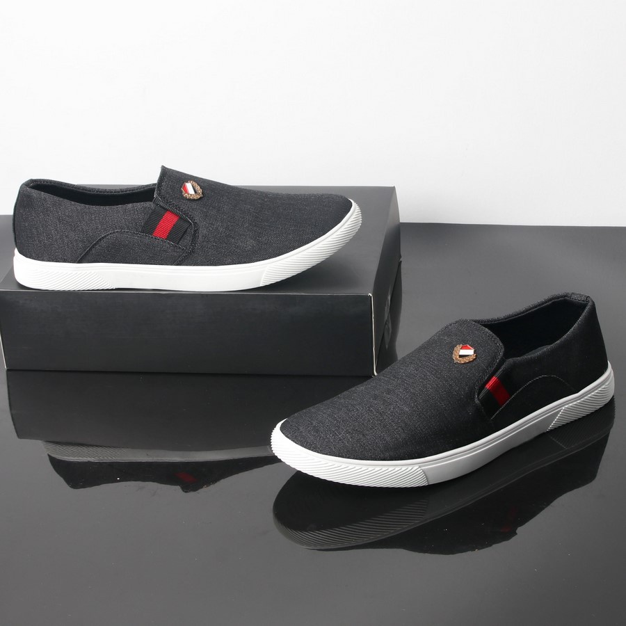 Giày lười vải nam GauNau GN214 3 màu bền đẹp, Giày lười trung niên