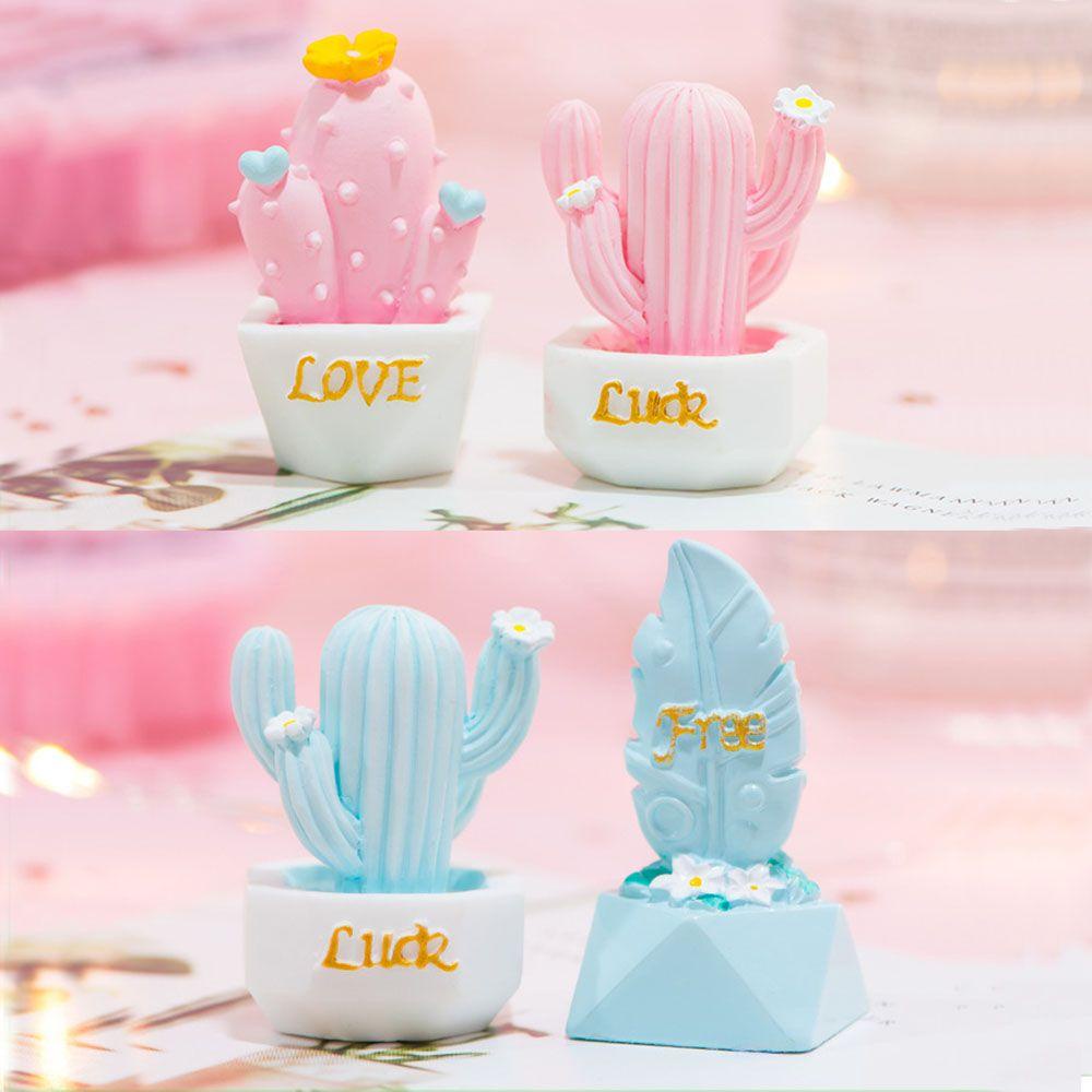 MUVAKO Mô Hình Chậu Cây Xương Rồng Mini Trang Trí Để Bàn