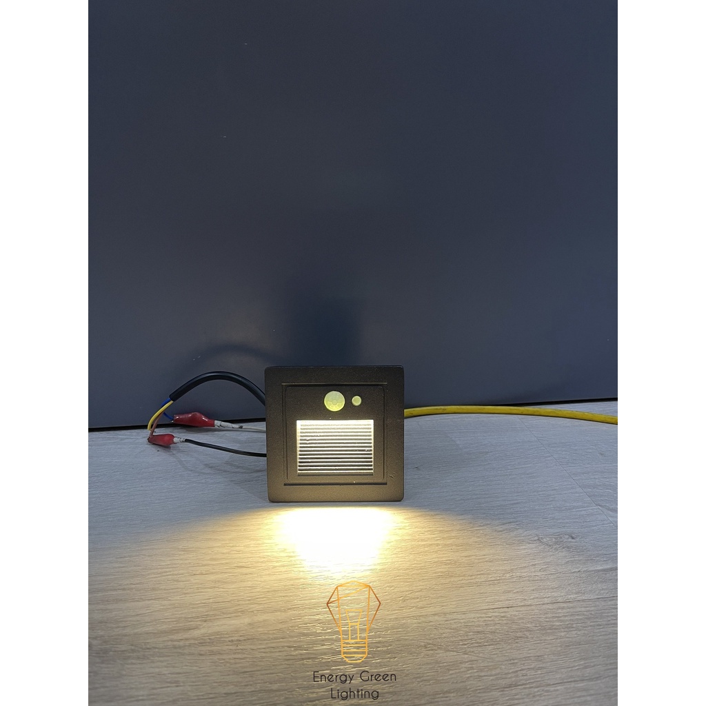 Đèn Led âm Tường Energy Green Lighting  Chân Cầu Thang , Thân Chân Tường , Chống Nước DA-01 - Cảm Biến Chuyển Động