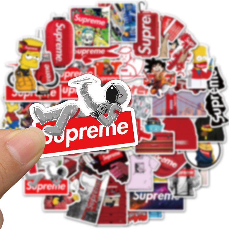 J· Bộ Hình Dán Chống Thấm Supreme, 50 tờ/bộ