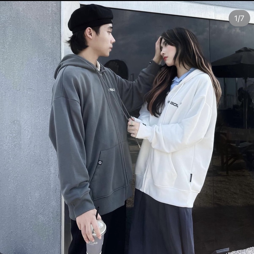 ÁO KHOÁC HOODIE DÂY KÉO MISSOUT DÀY DẶN SAIGONCOLOR