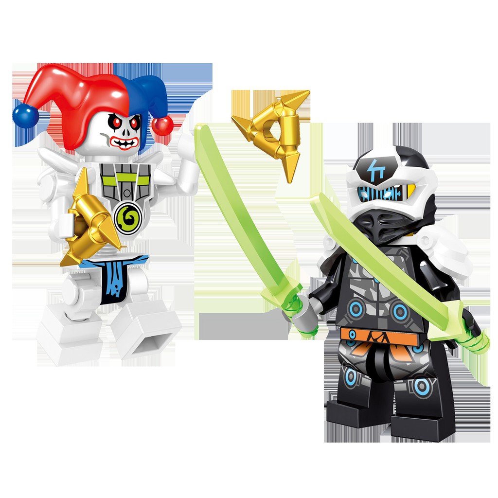 COMBO 2 Minifigures Nhân Vật Ninjago Season 12 Mẫu Mới Ra Siêu Đẹp PRCK 61058